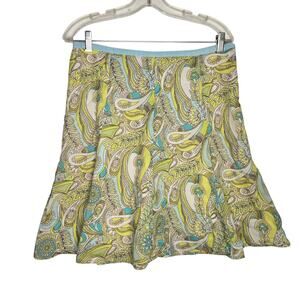 Vintage Y2K Gap Women Summer Skirt Hippie Paisley Retro 2000s Cotton 12